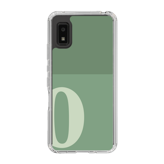 Slim Protection Case［ Original - initial two tone - O green ］