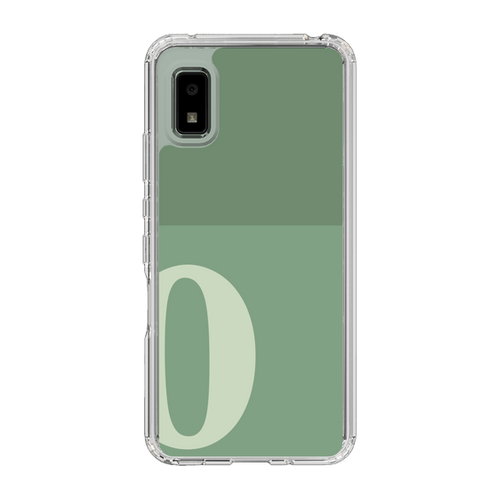 Slim Protection Case［ Original - initial two tone - O green ］