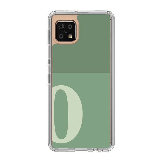 Slim Protection Case［ Original - initial two tone - O green ］
