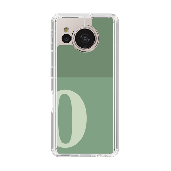 Slim Protection Case［ Original - initial two tone - O green ］