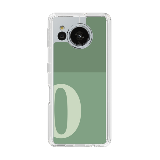 Slim Protection Case［ Original - initial two tone - O green ］