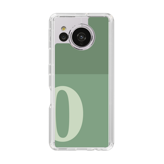 Slim Protection Case［ Original - initial two tone - O green ］