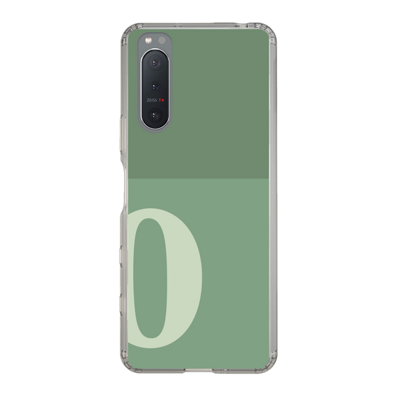 Slim Protection Case［ Original - initial two tone - O green ］