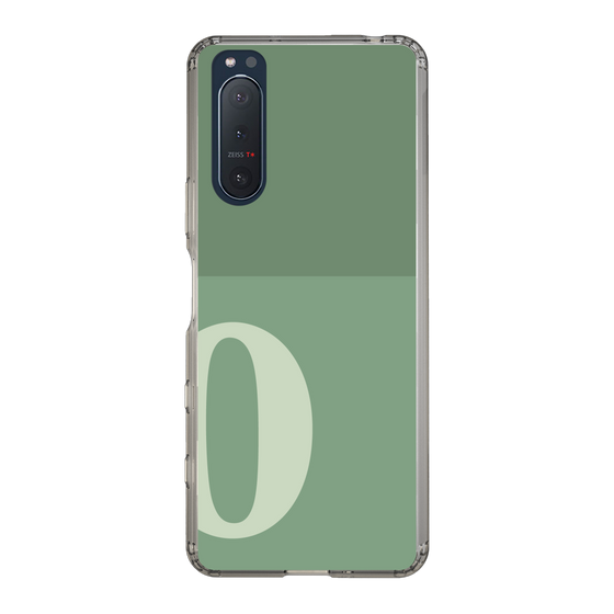 Slim Protection Case［ Original - initial two tone - O green ］