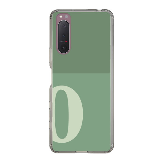 Slim Protection Case［ Original - initial two tone - O green ］