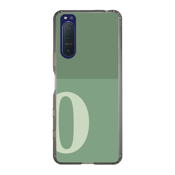Slim Protection Case［ Original - initial two tone - O green ］