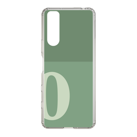 Slim Protection Case［ Original - initial two tone - O green ］