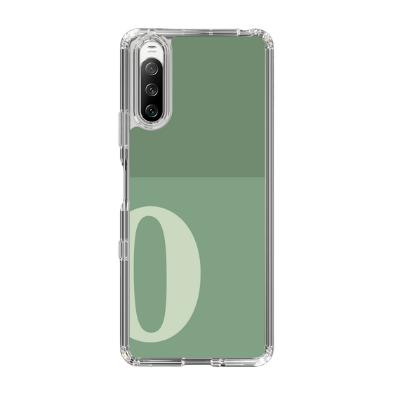 Slim Protection Case［ Original - initial two tone - O green ］