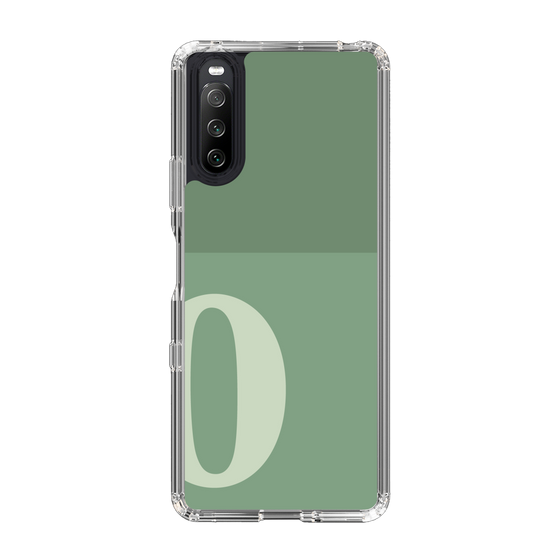 Slim Protection Case［ Original - initial two tone - O green ］