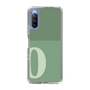Slim Protection Case［ Original - initial two tone - O green ］