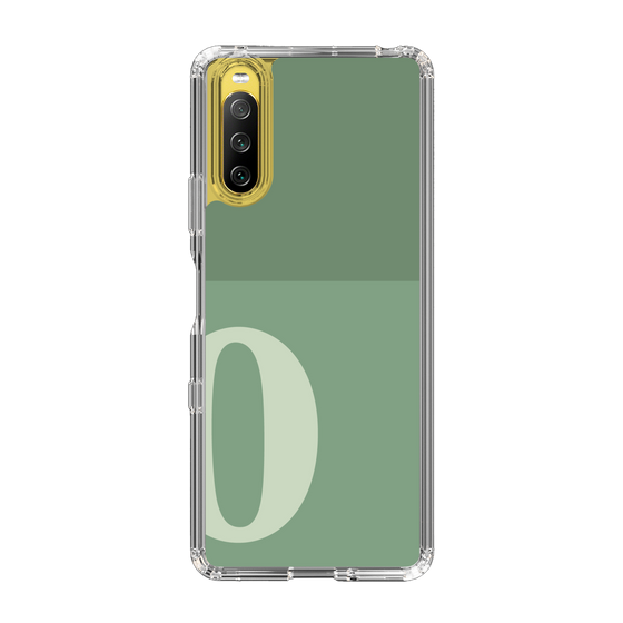 Slim Protection Case［ Original - initial two tone - O green ］