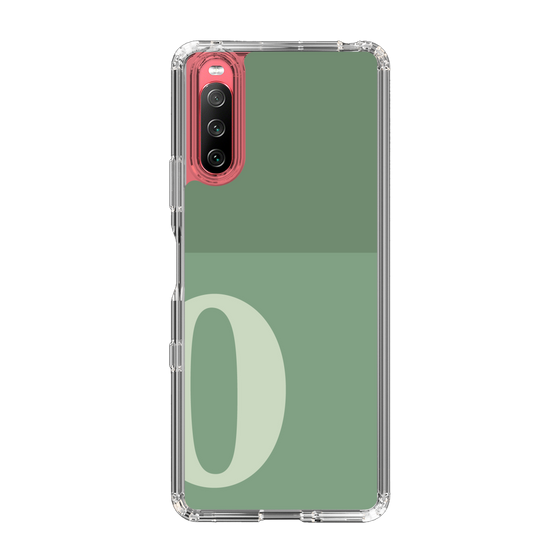 Slim Protection Case［ Original - initial two tone - O green ］