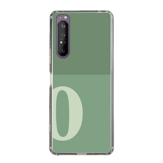 Slim Protection Case［ Original - initial two tone - O green ］
