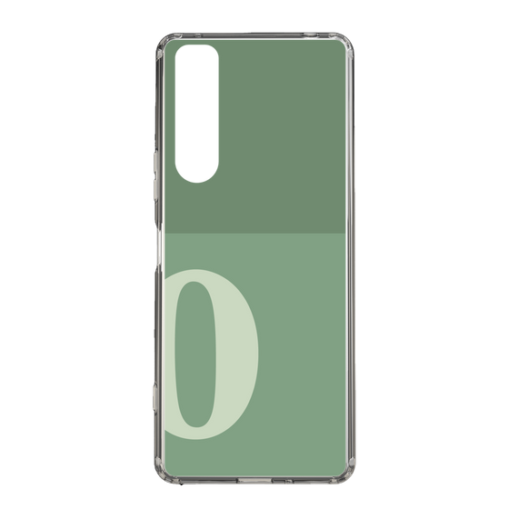 Slim Protection Case［ Original - initial two tone - O green ］