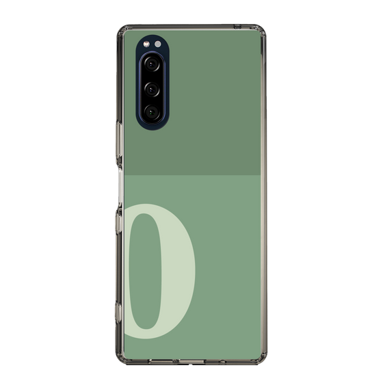Slim Protection Case［ Original - initial two tone - O green ］