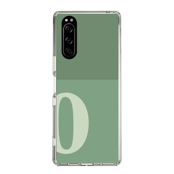 Slim Protection Case［ Original - initial two tone - O green ］