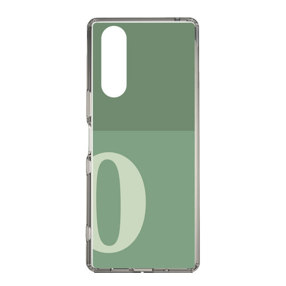 Slim Protection Case［ Original - initial two tone - O green ］