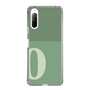 Slim Protection Case［ Original - initial two tone - O green ］