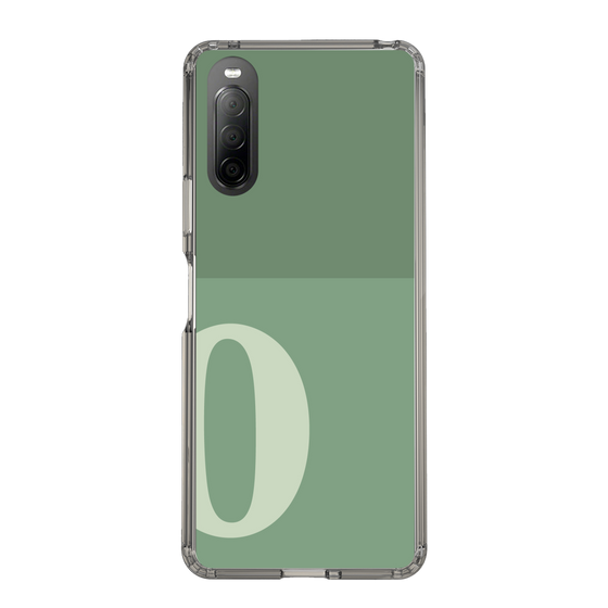 Slim Protection Case［ Original - initial two tone - O green ］