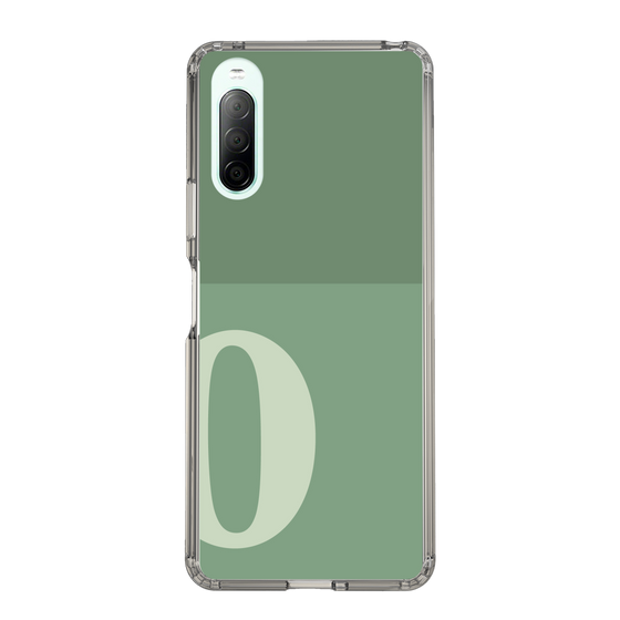 Slim Protection Case［ Original - initial two tone - O green ］