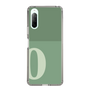Slim Protection Case［ Original - initial two tone - O green ］