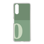 Slim Protection Case［ Original - initial two tone - O green ］