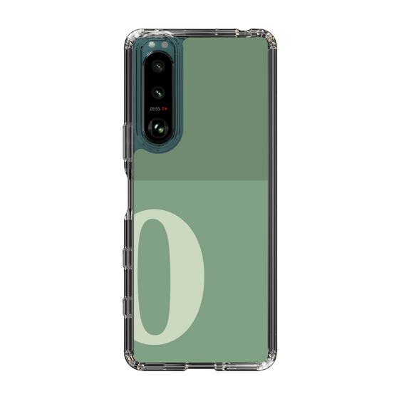 Slim Protection Case［ Original - initial two tone - O green ］