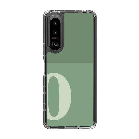 Slim Protection Case［ Original - initial two tone - O green ］