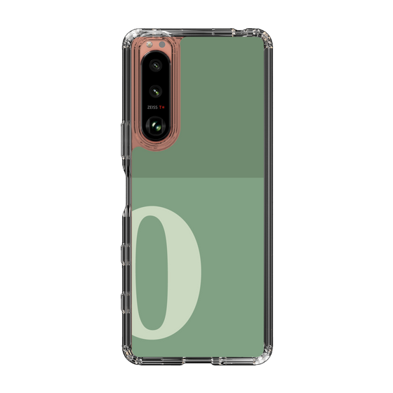 Slim Protection Case［ Original - initial two tone - O green ］