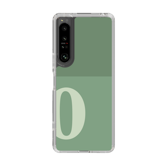 Slim Protection Case［ Original - initial two tone - O green ］