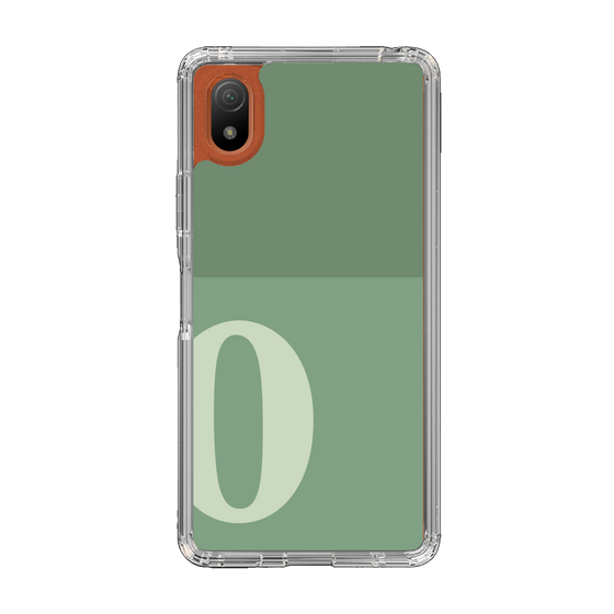 Slim Protection Case［ Original - initial two tone - O green ］