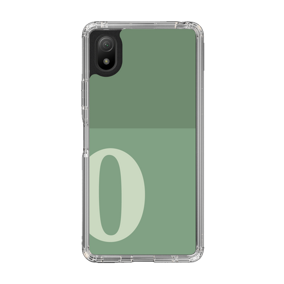 Slim Protection Case［ Original - initial two tone - O green ］