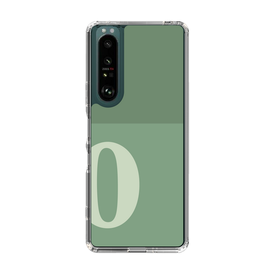 Slim Protection Case［ Original - initial two tone - O green ］