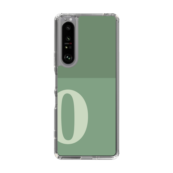Slim Protection Case［ Original - initial two tone - O green ］