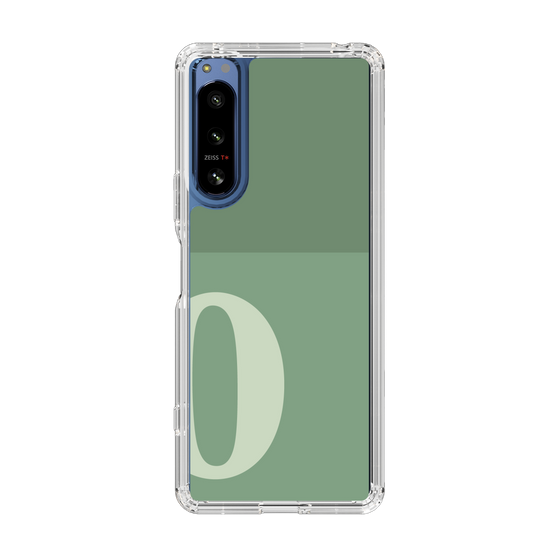 Slim Protection Case［ Original - initial two tone - O green ］