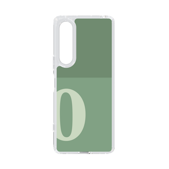 Slim Protection Case［ Original - initial two tone - O green ］