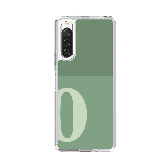 Slim Protection Case［ Original - initial two tone - O green ］