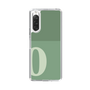 Slim Protection Case［ Original - initial two tone - O green ］