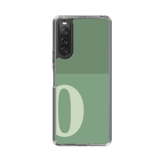 Slim Protection Case［ Original - initial two tone - O green ］