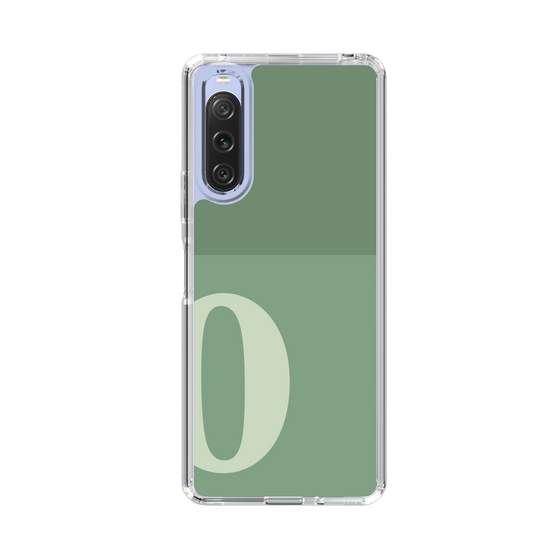 Slim Protection Case［ Original - initial two tone - O green ］