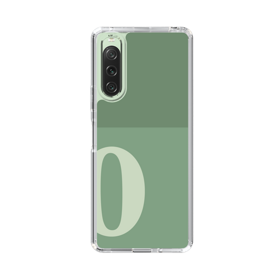 Slim Protection Case［ Original - initial two tone - O green ］