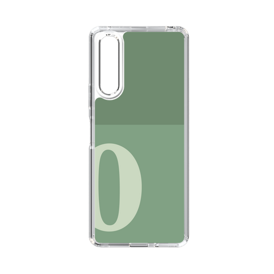Slim Protection Case［ Original - initial two tone - O green ］