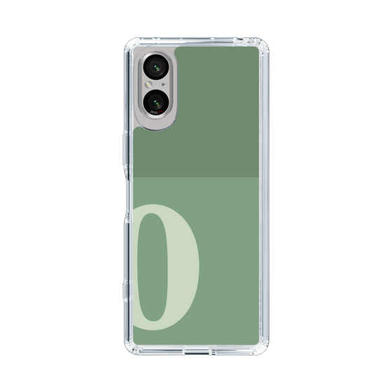 Slim Protection Case［ Original - initial two tone - O green ］