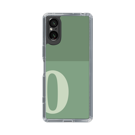 Slim Protection Case［ Original - initial two tone - O green ］