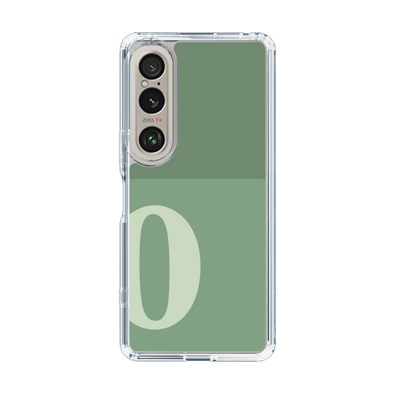 Slim Protection Case［ Original - initial two tone - O green ］