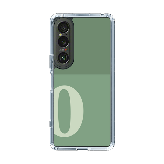 Slim Protection Case［ Original - initial two tone - O green ］