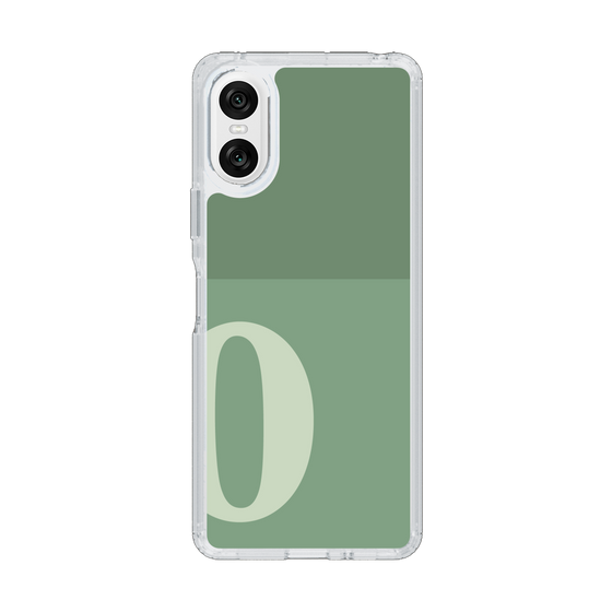 Slim Protection Case［ Original - initial two tone - O green ］