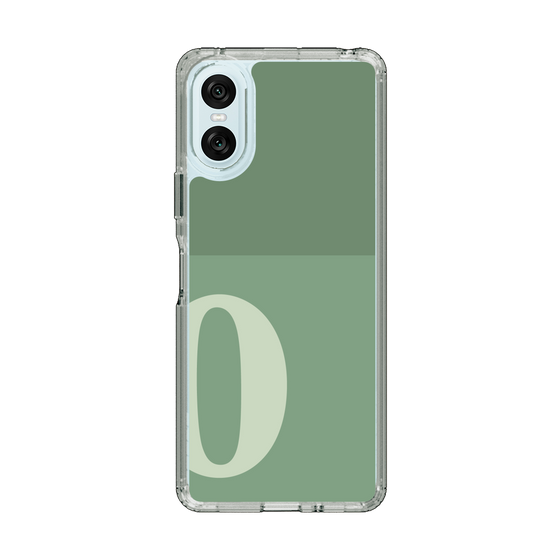 Slim Protection Case［ Original - initial two tone - O green ］
