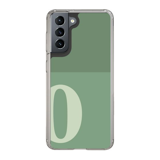 Slim Protection Case［ Original - initial two tone - O green ］