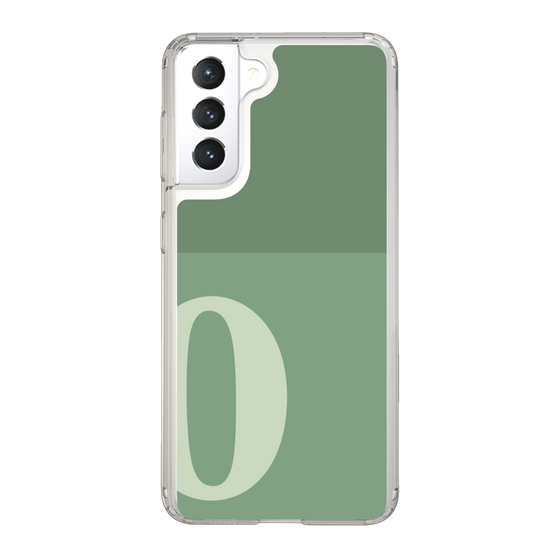 Slim Protection Case［ Original - initial two tone - O green ］